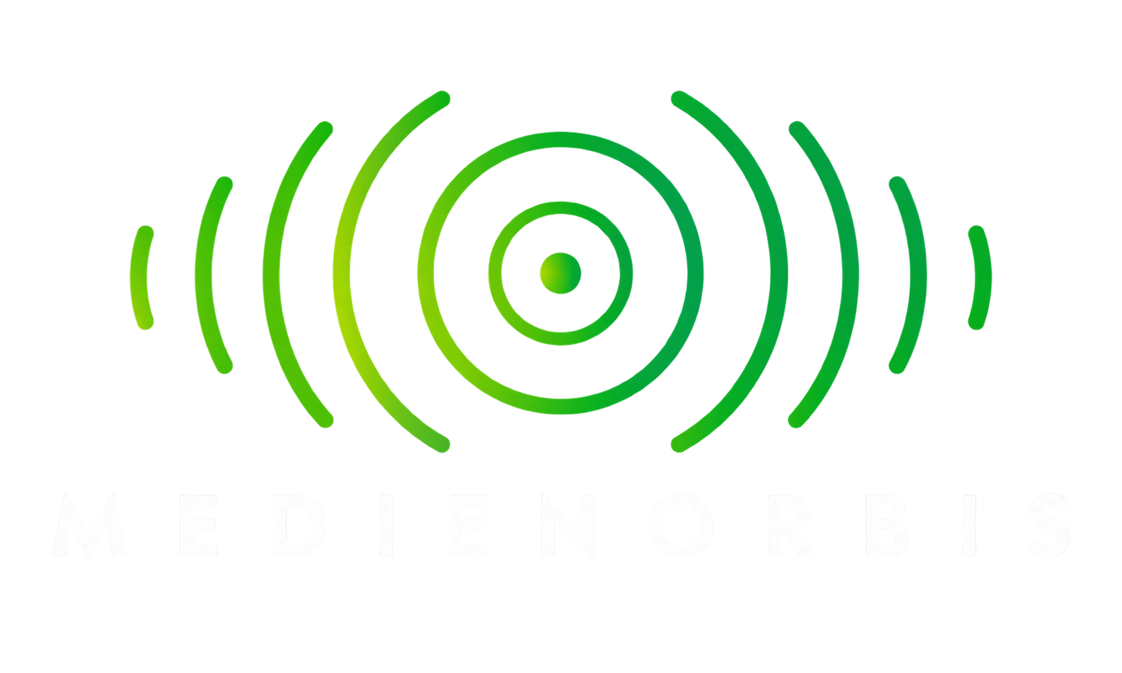 Medienorbis logo white letters